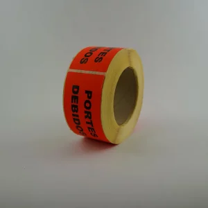 etiquetas portes debidos