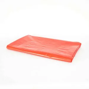 funda roja de plastico para colchon